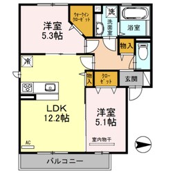 北花田駅 徒歩20分 2階の物件間取画像